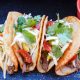 Tacos de Carne Deshebrada con Cilantro Serrano Salsa